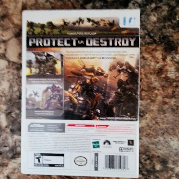 Nintendo Wii Transformers the Game Video Game - Picture 2 of 3
